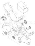 Page A Diagram and Parts List for 11A-439Q755 2006 Yard Man Lawn Mower
